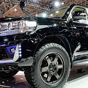 (4K)EIGHT STAR TOYOTA LANDCRUISER 200 body kit エイトスター200系ランクルフルエアロ - 東京オートサロン2018