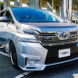 (HD)NE Style TOYOTA VELLFIRE modified NEスタイル カスタムヴェルファイア - アルヴェルミーティング2018