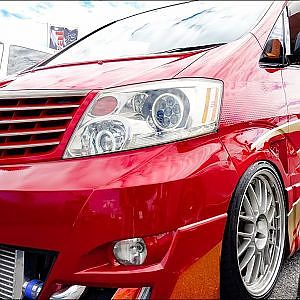 (4K)Prince-val TOYOTA 20 ALPHARD modified 浪漫亭20系アルファードカスタム - スーパーカーニバル2018