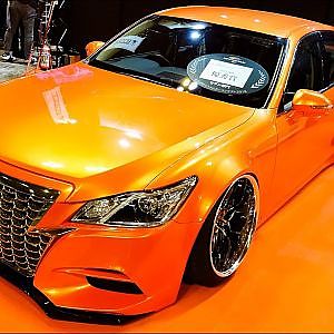 (4K)ALESS ROZEL TOYOTA CROWN 210 ROYAL Spindle Grille modified アレス 210系クラウンカスタム・スピンドルグリル