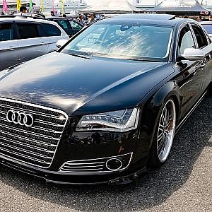 (HD)AUDI A8L modified アウディA8Lカスタム - スーパーカーニバル2017・お台場