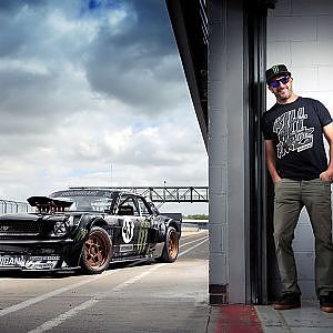 How to drift*, by Ken Block – shredding tyres in the 845bhp Hoonicorn Mustang