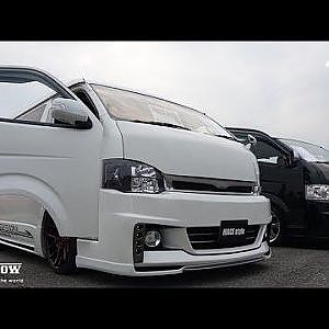 (4K)50 custom TOYOTA HIACE ハイエース・カスタム  - スーパーカーニバル2015 - YouTube