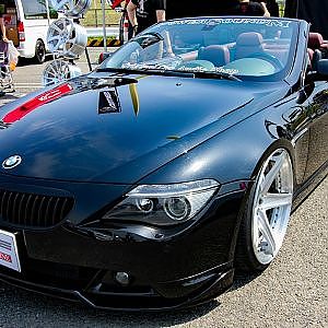 (HD)AME FORGED LINE BMW 645Ci Convertible 645Ciコンバーチブルカスタム - スーパーカーニバル2017・お台場