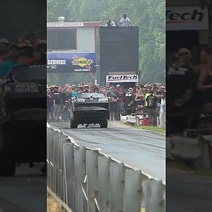 Foxbody does Perfect Wheelie and Wins #warinthewoods