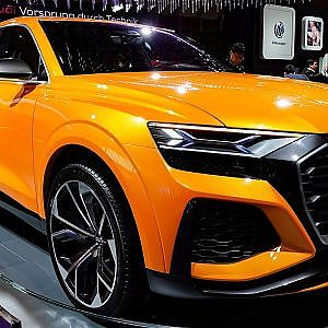 (4K)Audi Q8 sport concept アウディQ8 スポーツコンセプト マイルドハイブリッドシステム - 東京モーターショー2017