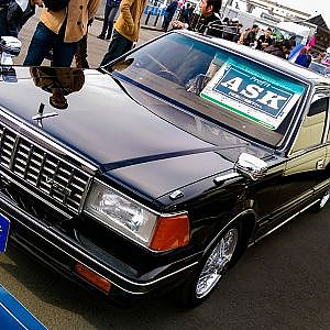 (HD)NISSAN CEDRIC 430 brougham Hardtop 旧車・日産セドリック430型ブロアム・ハードトップ - 名古屋オートトレンド2017