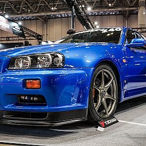 CREWCH BNR34 SKYLINE GT-R stance クルウチ 34GTR カスタム - TAS2023 東京オートサロン2023