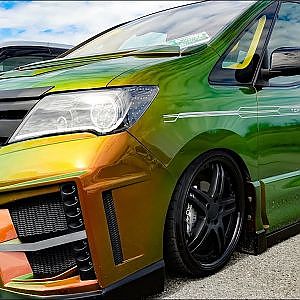 (4K)NISSAN SERENA modified 日産セレナ カスタムカー - スーパーカーニバル2018