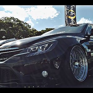 (4K)TOYOTA MARK X VIPCAR マークXカスタム - ドレフェス関西2020