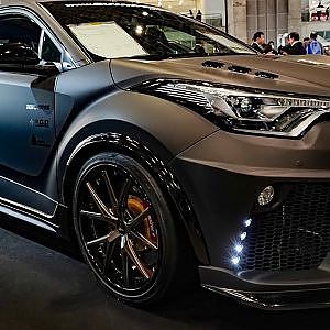 (4K)CLIMATE SUW TOYOTA C-HR BODY KIT クライメイト C-HR ボディキット・エアロ - 東京オートサロン2018