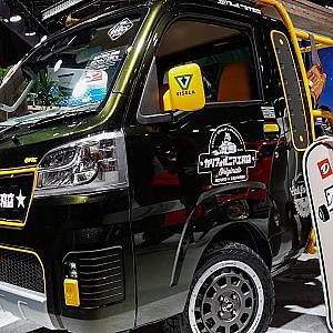 (4K)DAIHATSU HIJET TRUCK JAMBO modified カリフォルニア工務店・ハイゼットトラック カスタム - TOKYO AUTO SALON 2019