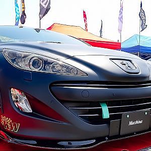 (4K)Macchina PEUGEOT RCZ bodykit マッキナ・プジョーRCZカスタム  - スーパーカーニバル2017・舞洲