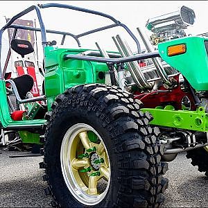 (4K)SUZUKI JIMNY MADMAX V8 Chevrolet Impala Engine - モーターファーム 新型ジムニーカスタム リフトアップカスタム V8エンジン搭載