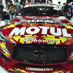 (4K)MOTUL NISMO NISSAN SKYLINE V37 ニスモ V37 スカイライン - OSAKA AUTO MESSE 2020