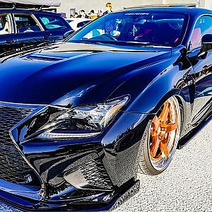 (4K)LEXUS RCF JDM modified レクサス RC F カスタム スタンスネーション群馬 - STANCENATION GUNMA 2020