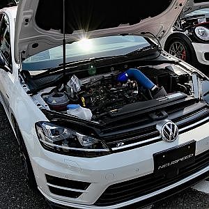 (HD)Volkswagen Golf R custom engineroom フォルクスワーゲン ゴルフRカスタム - スーパーカーニバル2017・お台場
