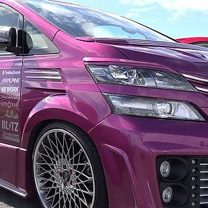(4K)TOYOTA 30 VELLFIRE modified 30系ヴェルファイア ドレスアップ - スーパーカーニバル2018