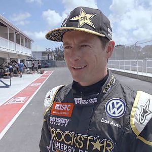 Ken Block vs Lewis Hamilton - Formula 1 Vs Rallycross - Top Gear Live Barbados
