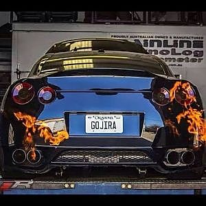 Godzilla/Nissan GTR R35 Brutal Engine Sound Powered By FIExhaust