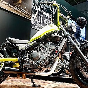 (4K)HONDA REBEL 300 STYLE CONCEPT 2017 ホンダ・新型レブル250 スタイルコンセプト - 大阪モーターサイクルショー2017