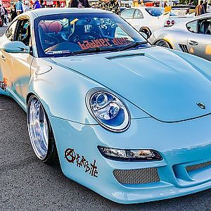 (4K)PORSCHE stance custom widebody ポルシェ ワイドボディ スタンスネーション群馬 - STANCENATION GUNMA 2020
