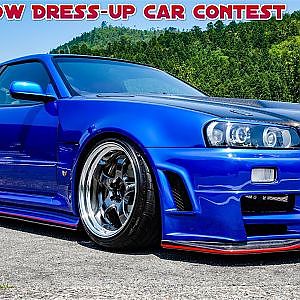 (4K)NISSAN GT-R R34 - 日産GTR R34 ベイサイドブルー