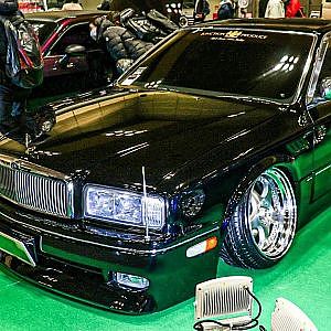 NAGISA AUTO NISSAN G50 PRESIDENT DemonCamber OAM2022 - ナギサオート プレジデント ソヴリン 鬼キャン 大阪オートメッセ2022