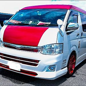 (HD)200HIACE modified 200系ハイエースカスタム - SBM大阪2018