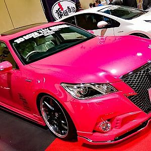 (HD)ROWEN TOYOTA CROWN G ATHLETE VIP STYLE modified クラウンアスリートGカスタム - 名古屋オートトレンド2017