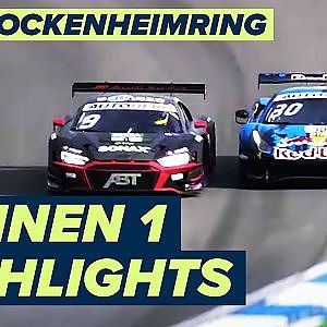 Spannung pur! Van der Linde zieht mit Lawson gleich | Hockenheimring DTM Rennen 1 | Highlights