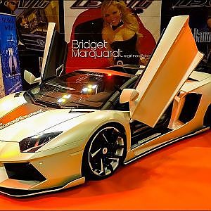 (4K)Lamborghini AVENTADOR gullwing custom supercar ランボルギーニ・アヴェンタドール ガルウィングカスタム - 名古屋オートトレンド2018